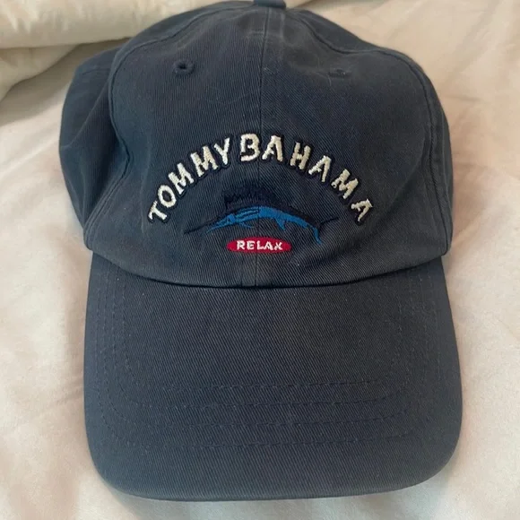 Navy Blue Tommy Bahama hat Adjustable Fits all sizes - Picture 1 of 1
